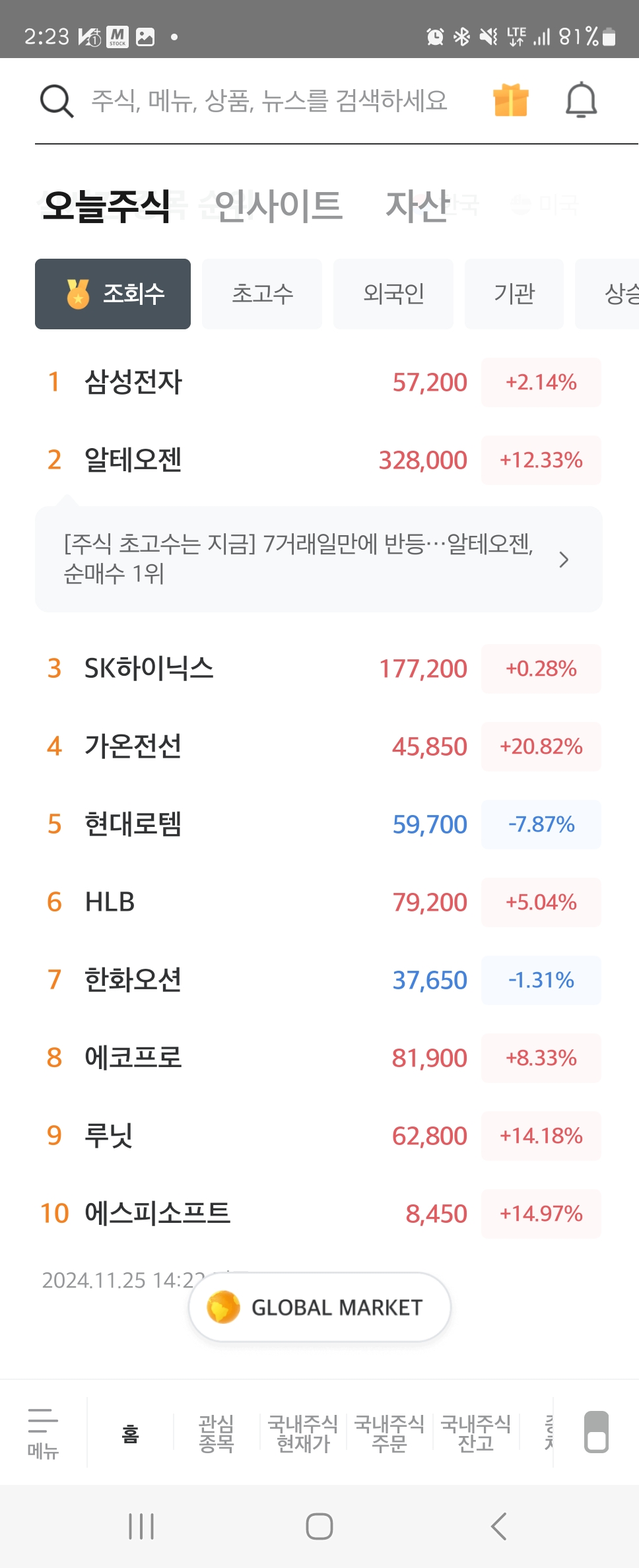 글자 변경 X After