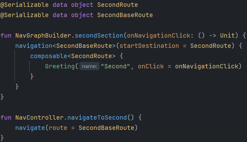 second 내비게이션