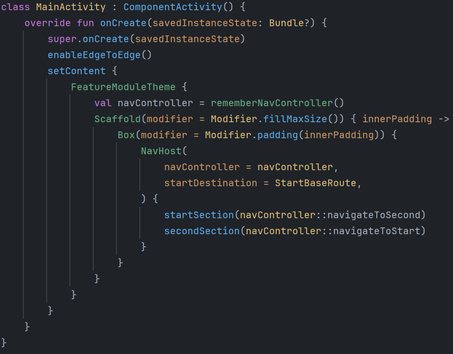 Main Activity 내비게이션
